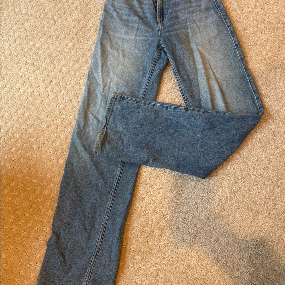 Hollister Blue Straight Leg Jeans Classic Denim